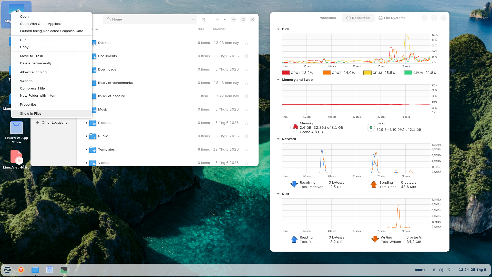 LinuxViet Lite — ứng dụng đặc trưng