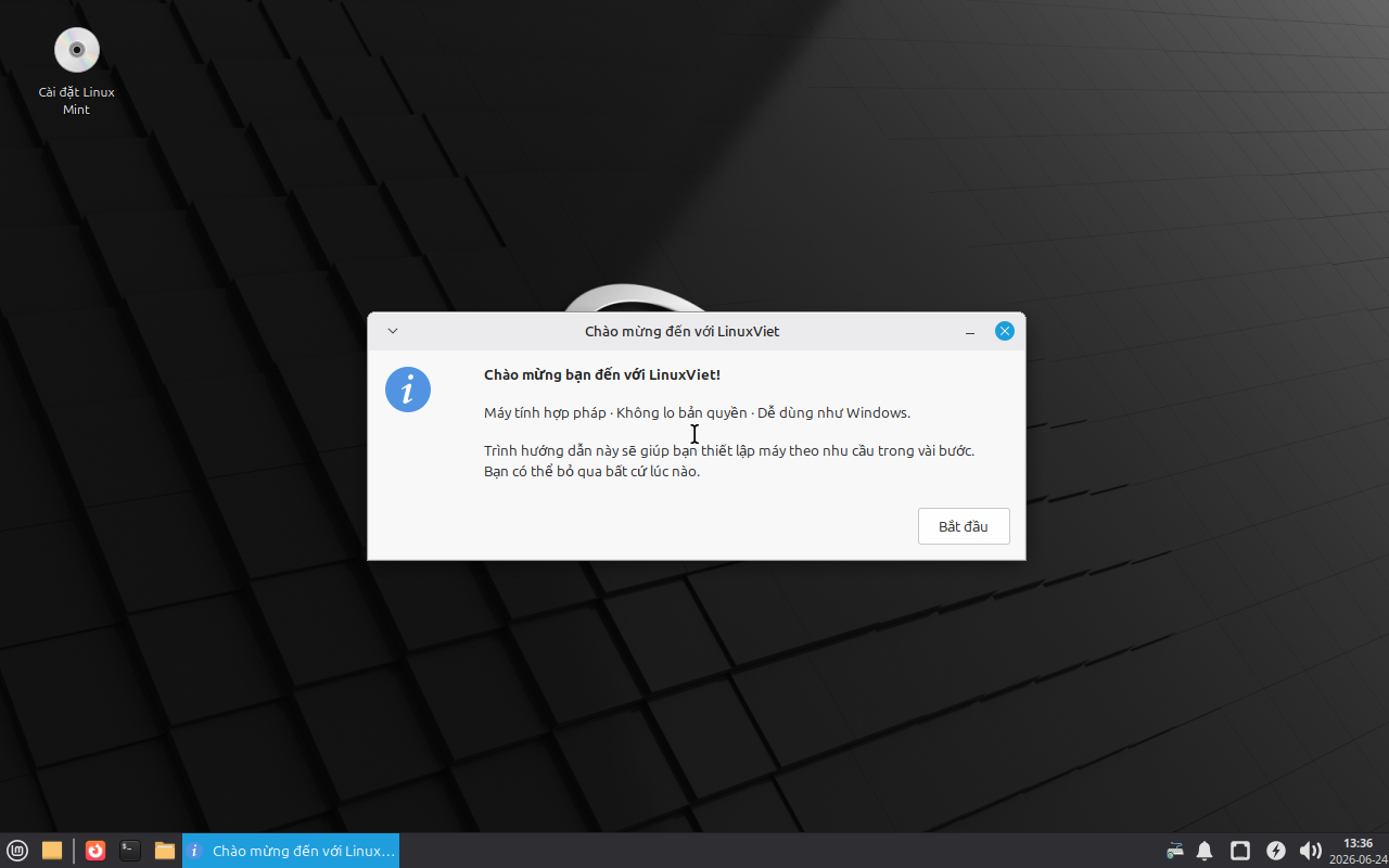LinuxMintLite — ứng dụng đặc trưng
